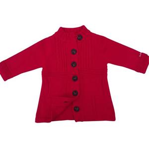 Ouch Red Cable Cardi 2